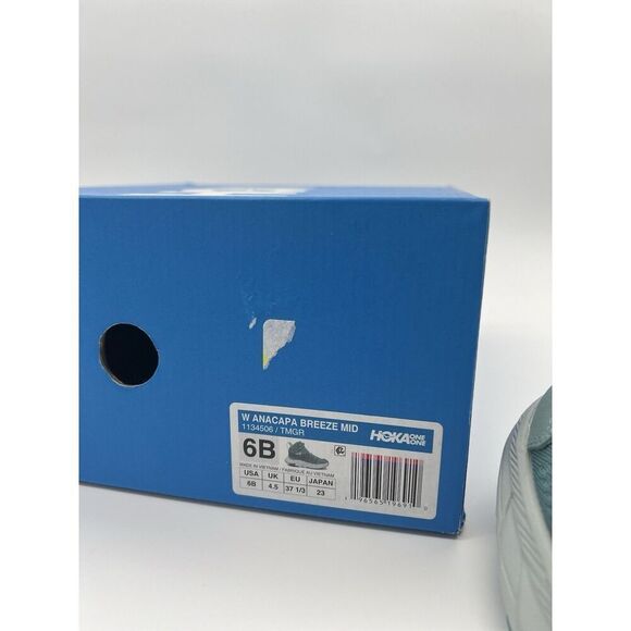 HOKA Women's Anacapa Breeze Mid Hiking Boots TMGR NWB Size 6 - Picture 9 of 9